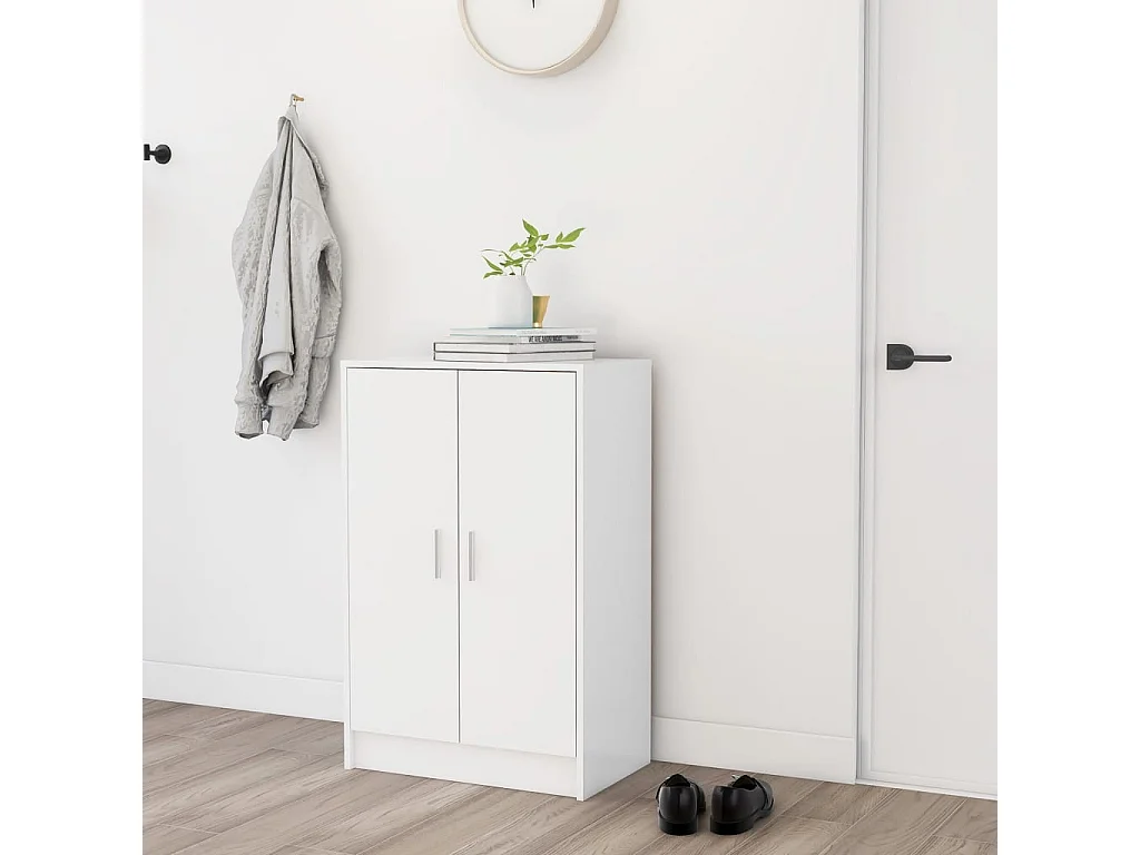 Schoenenkast Wit 60x35x92 cm Spaanplaat