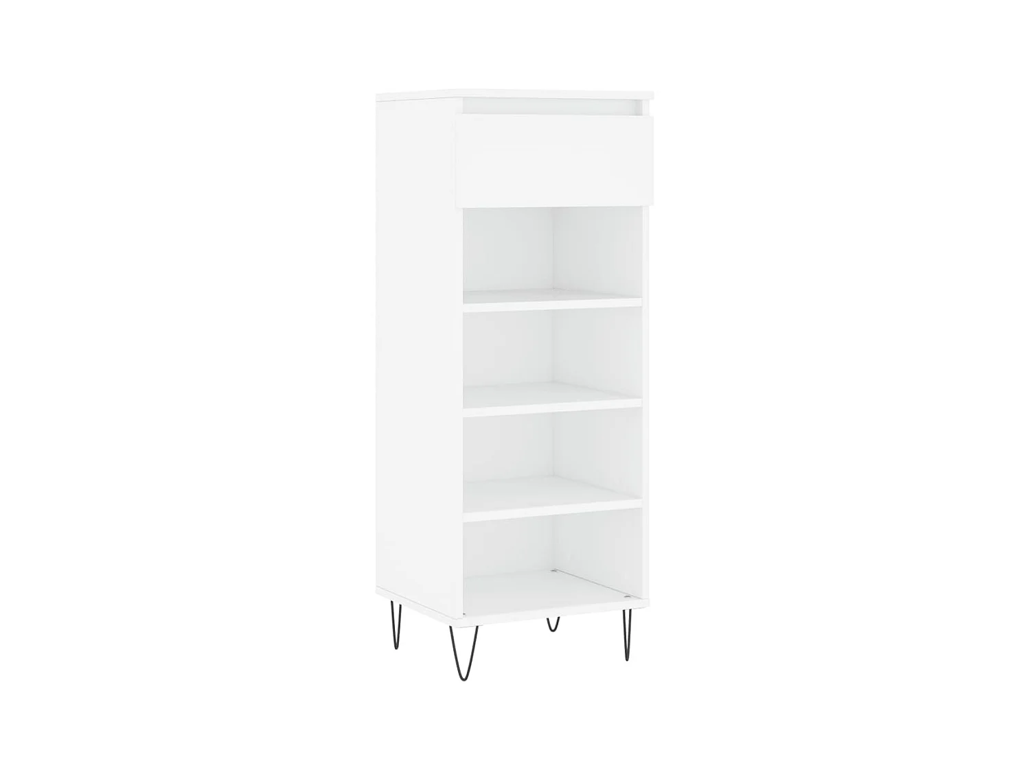 Armoire à chaussures Blanc 40x36x105 cm Bois d'ingénierie