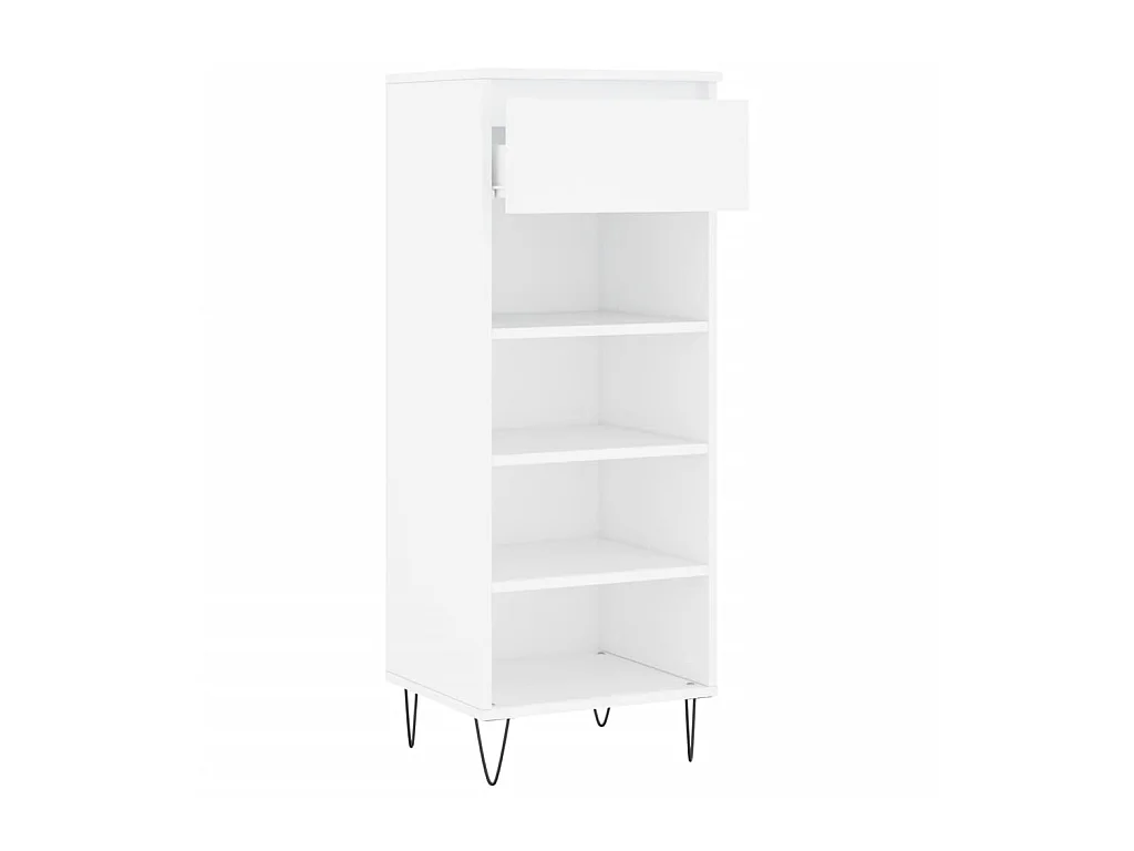 Armoire à chaussures Blanc 40x36x105 cm Bois d'ingénierie
