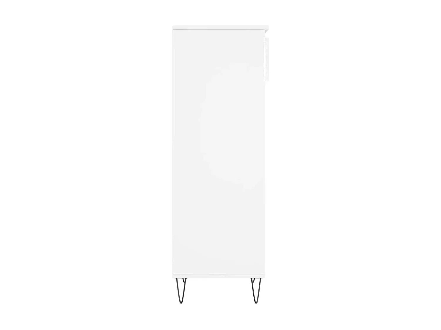 Schoenenkast Wit 40x36x105 cm Bewerkt hout