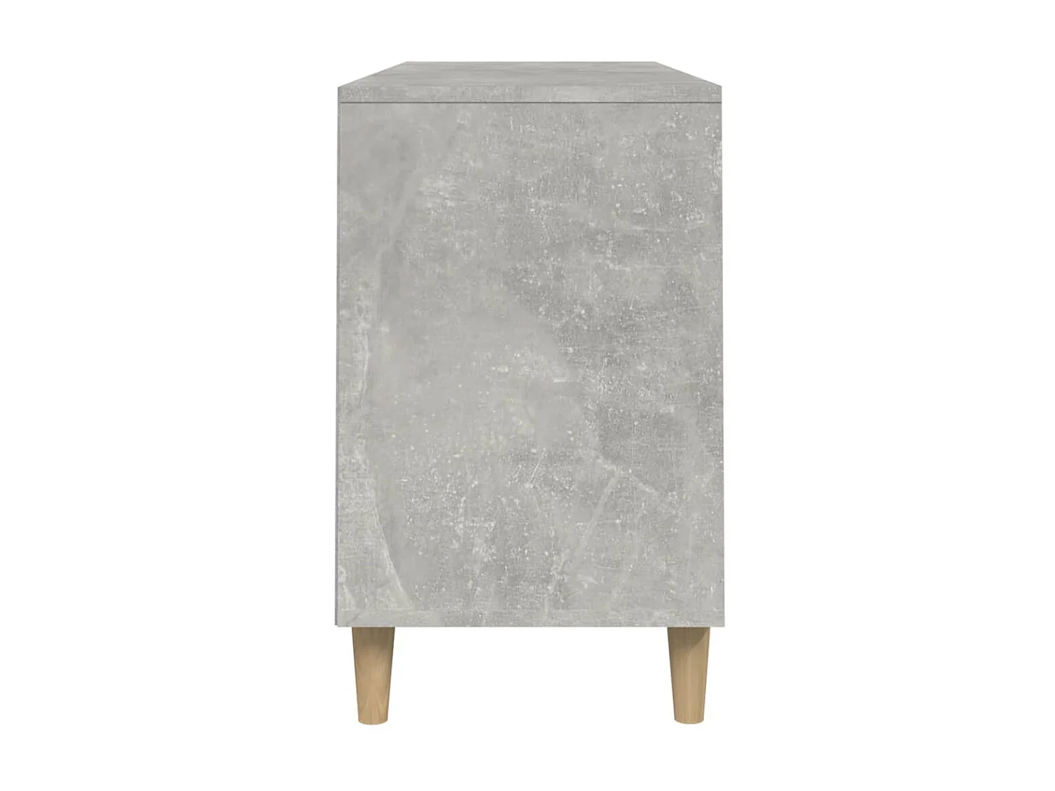 Armoire à chaussures Gris béton 102x36x60 cm Bois d'ingénierie