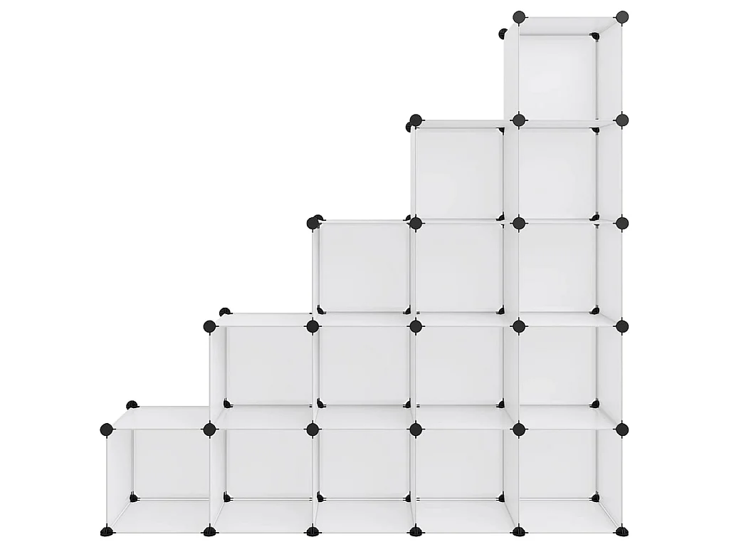 Aufbewahrungswürfel 15 Stück Transparentes PP
