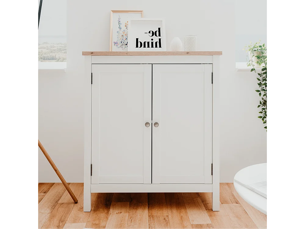 Buffet scandinave avec placards 80 cm SKADAR