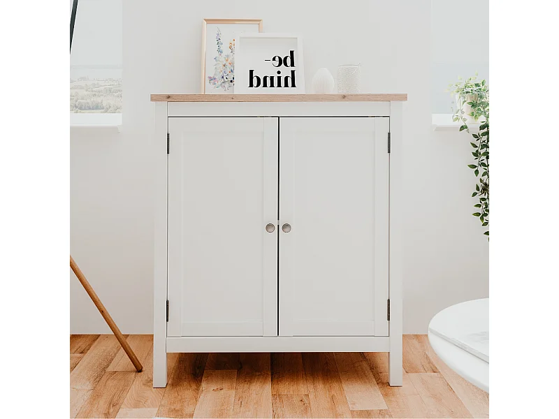 Buffet scandinave avec placards 80 cm SKADAR