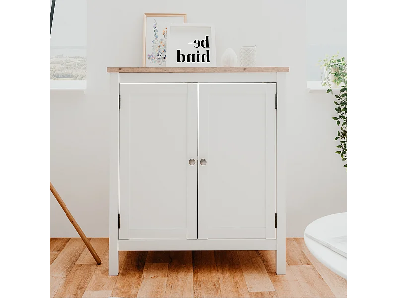 Buffet scandinave avec placards 80 cm SKADAR