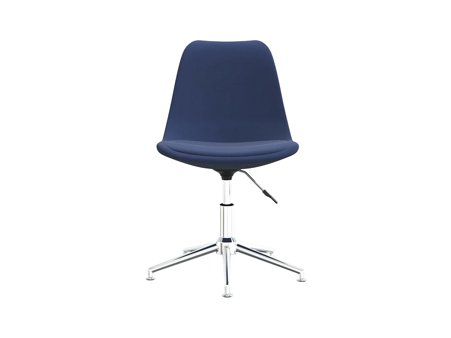 Draaibare eetkamerstoelen set van 4 blauwe stof
