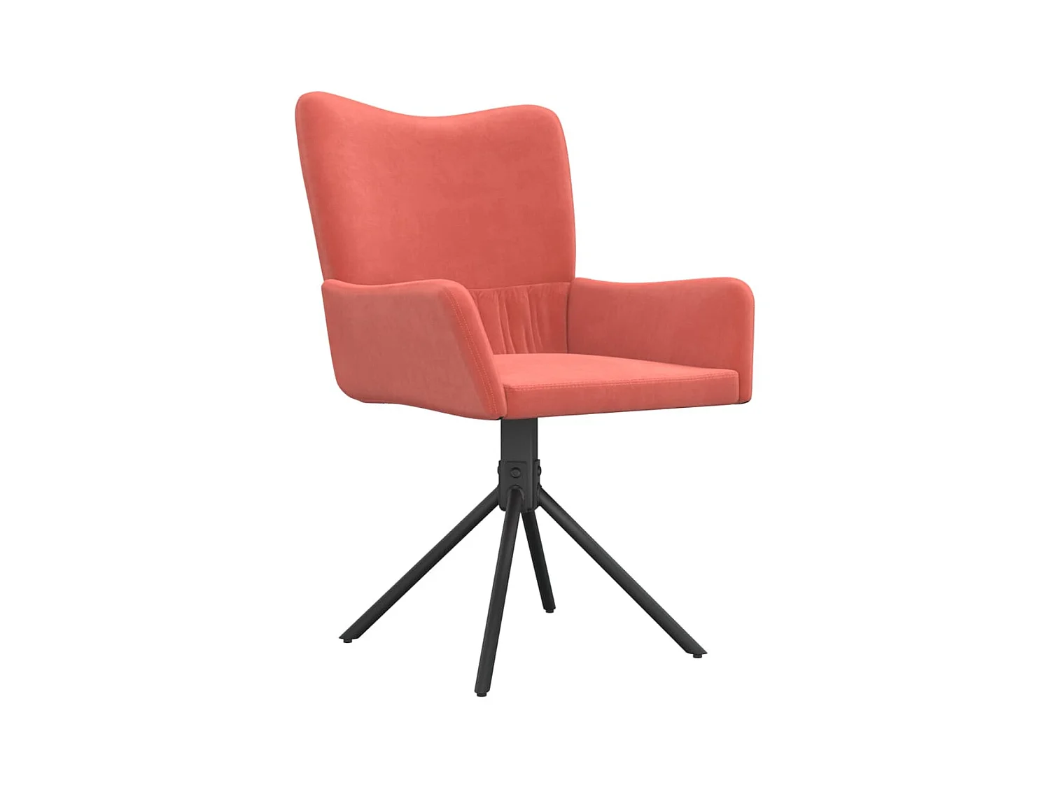 Draaibare eetkamerstoelen set van 2 Pink Velvet