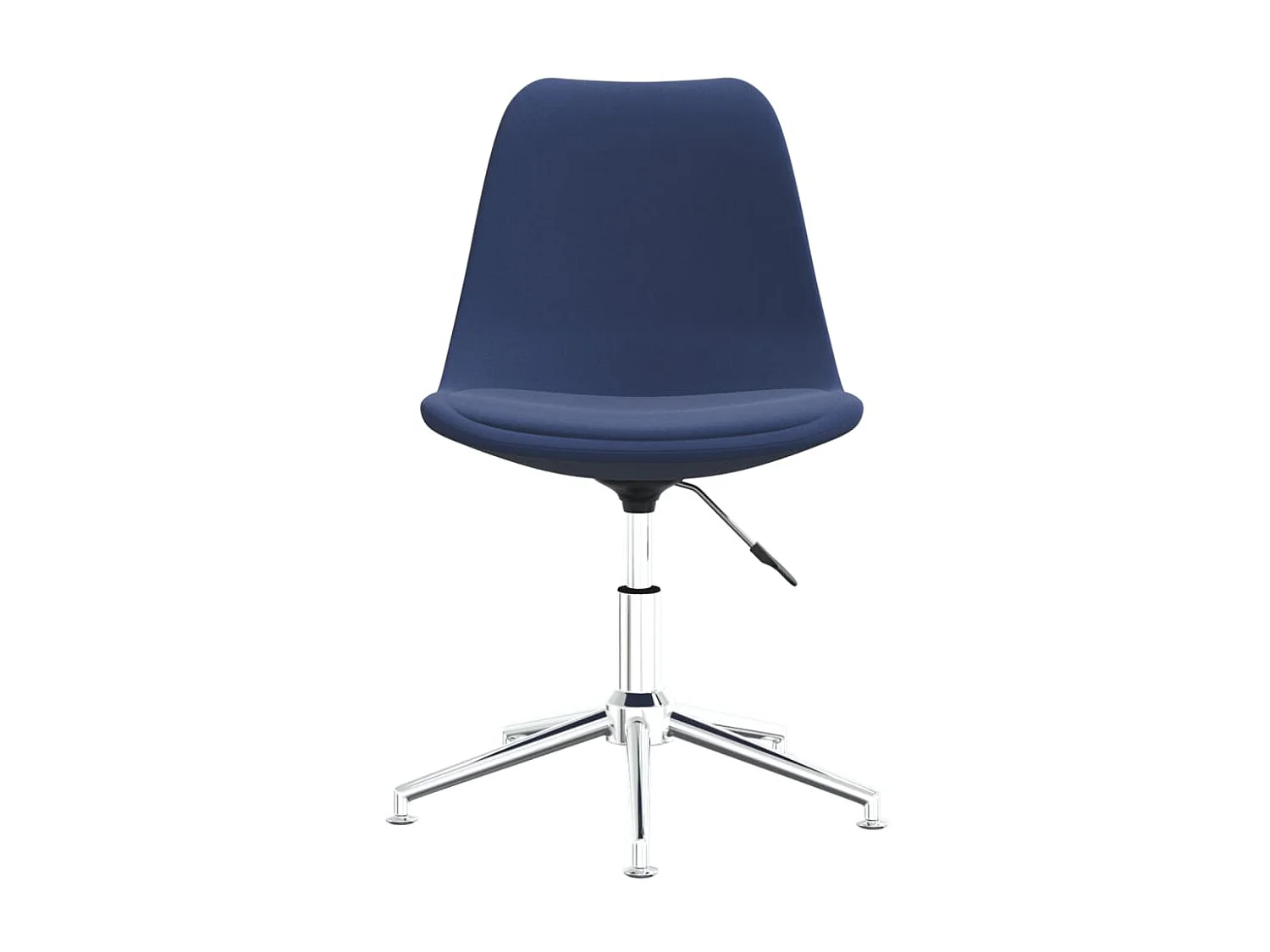 Draaibare eetkamerstoelen set van 2 blauwe stof
