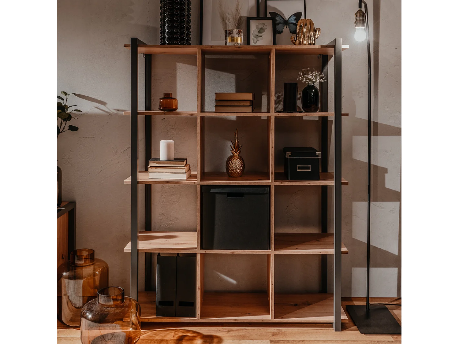 Meuble à étagères style industriel KOTOR