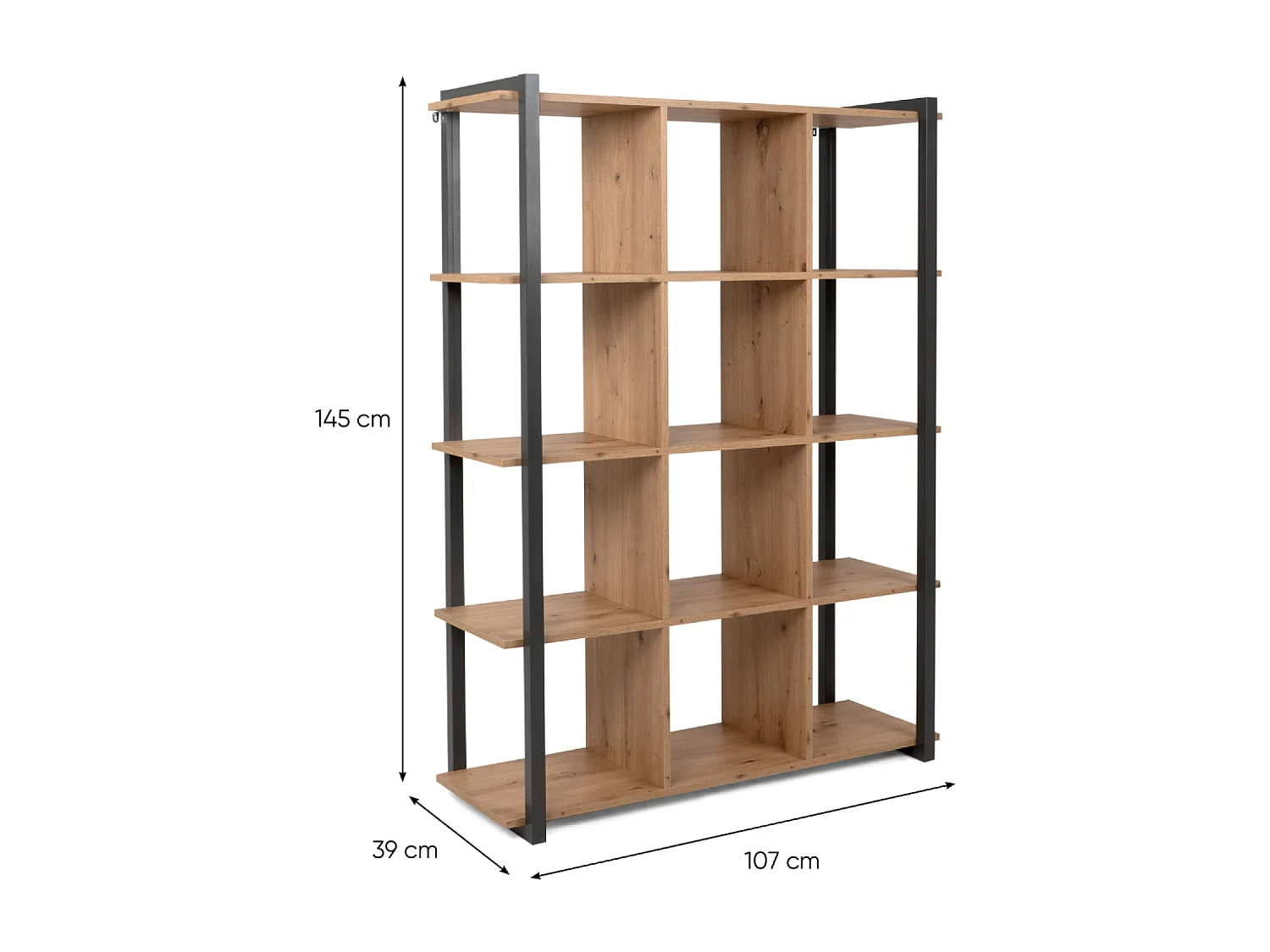 Meuble à étagères style industriel KOTOR