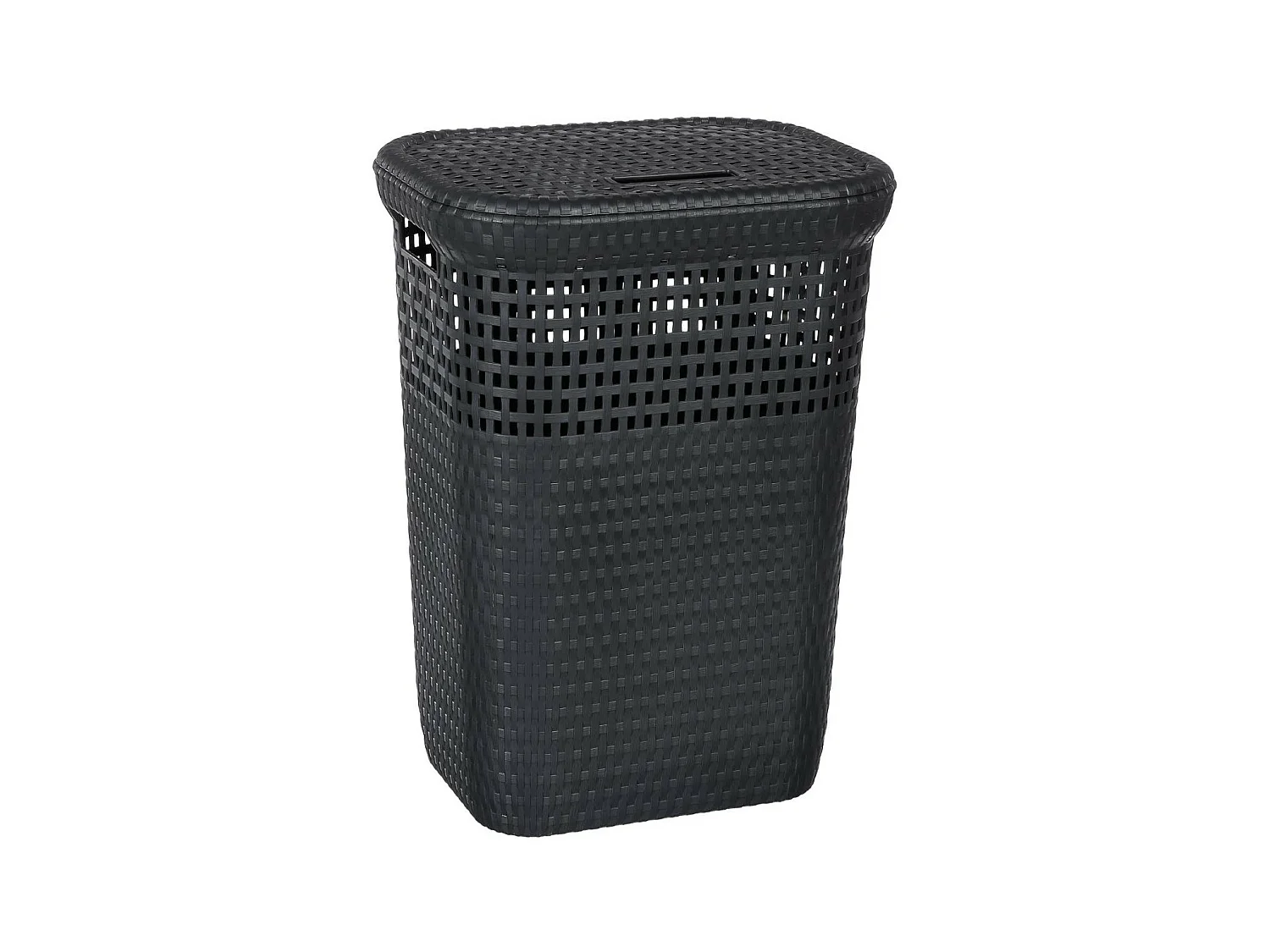 Panier à linge 60L Gris L 42 x P 33 x H 57 cm