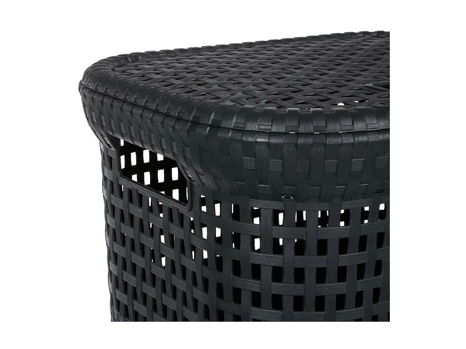 Panier à linge 60L Gris L 42 x P 33 x H 57 cm