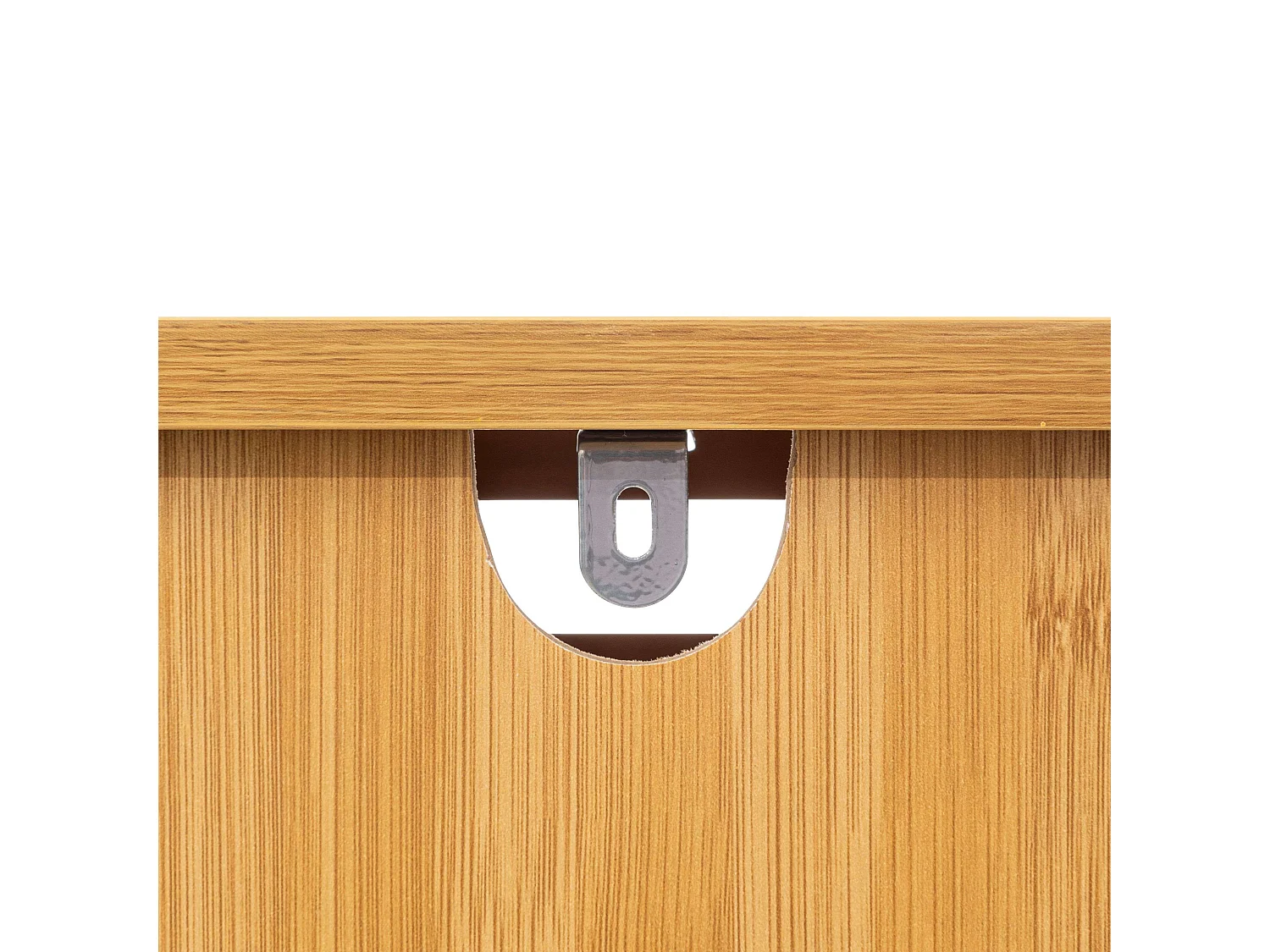 Meuble de rangement en Bambou 4 Tiroirs H 97.5 cm