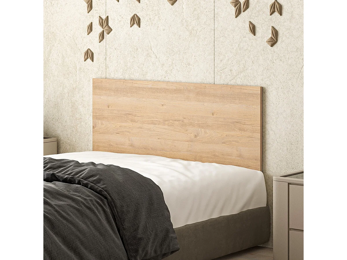 Tête de lit en bois coloris chêne cambrian - longueur 110 x hauteur 40 cm
