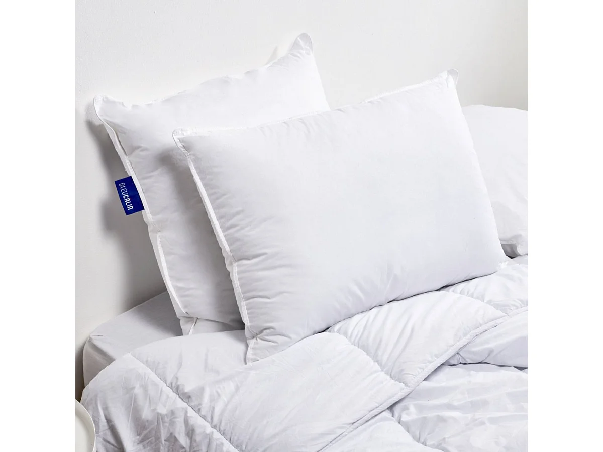 Lot de 2 oreillers 50x70cm souples Sensation Duvet gonflants