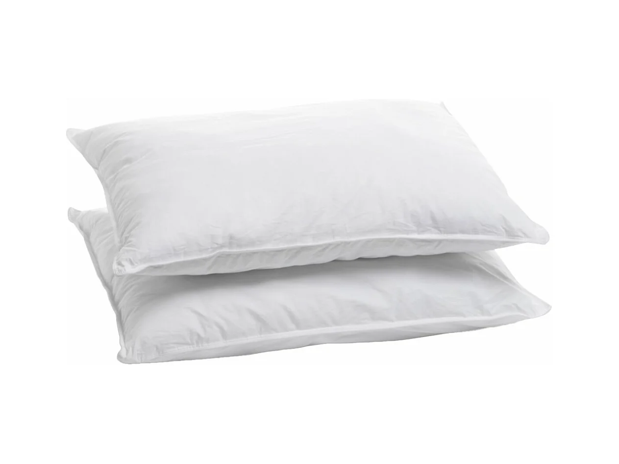 Lot de 2 oreillers 50x70cm souples Sensation Duvet gonflants