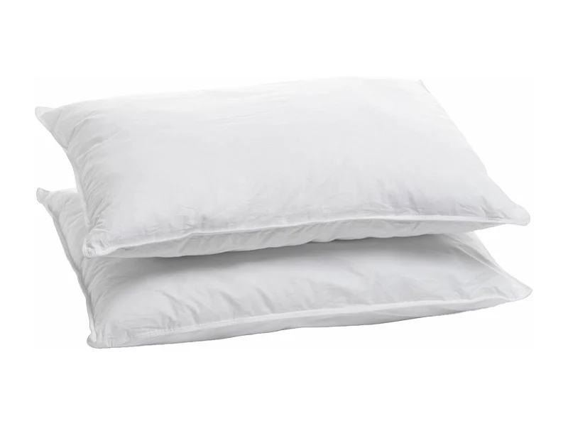 Lot de 2 oreillers 50x70cm souples Sensation Duvet gonflants