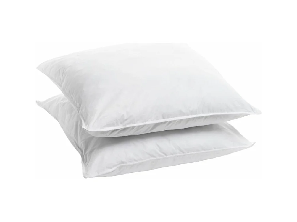 Lot de 2 oreillers 60x60cm souples Sensation Duvet gonflants