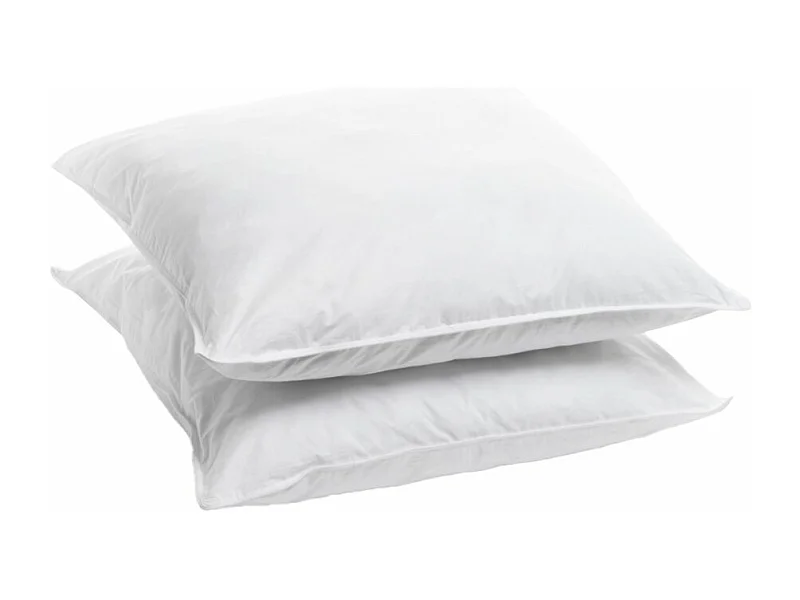 Lot de 2 oreillers 65x65cm souples Sensation Duvet gonflants