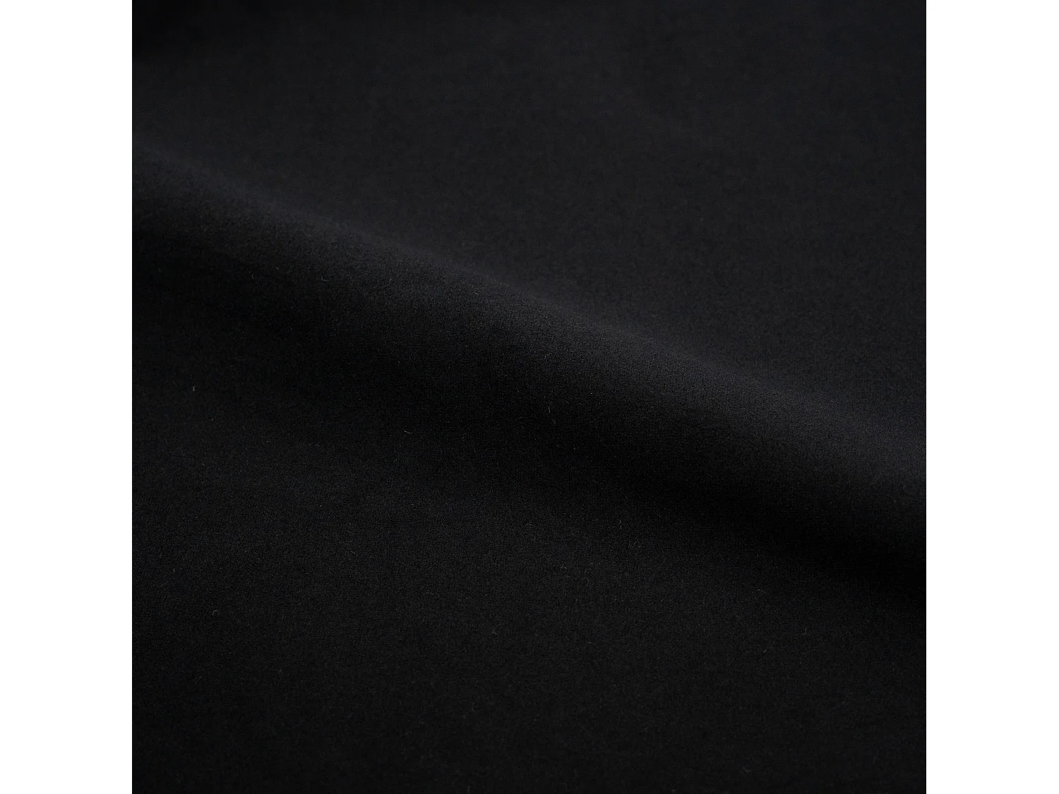 Silla en terciopelo negro y madera de nogal - Coccinelle