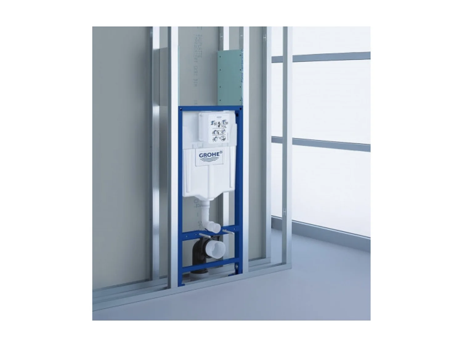 GROHE - Pack Bati WC Solido Compact - WC 6-9 l 1,13m