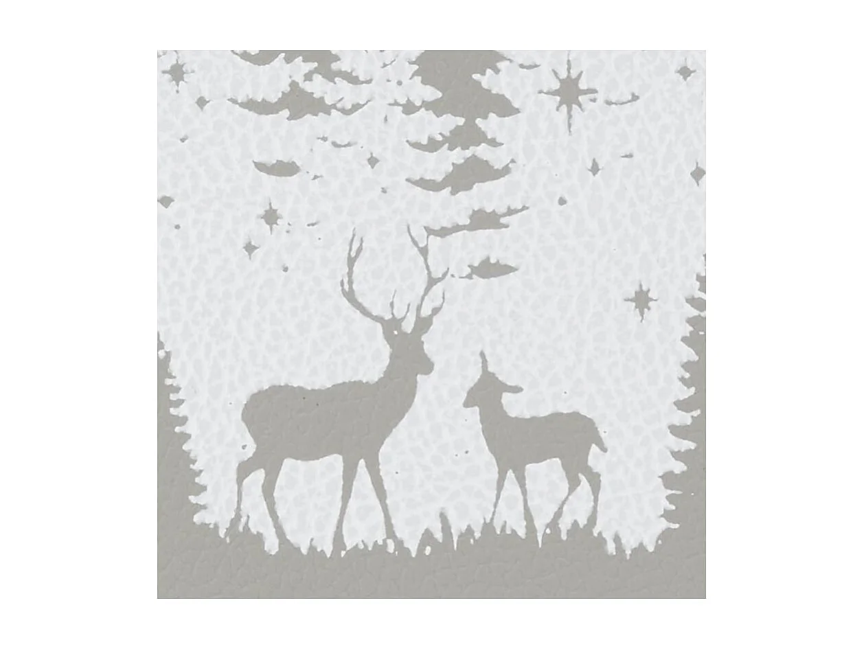 Sous-verre en vinyle Cerf (lot de 4)