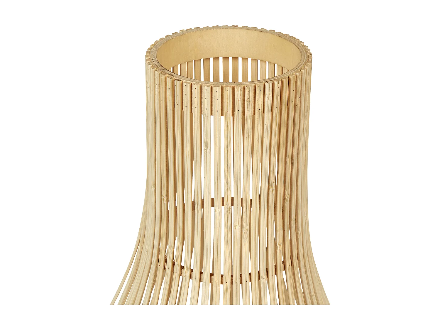 Lantaarn LEYTE Hout 58 cm Lichtbruin