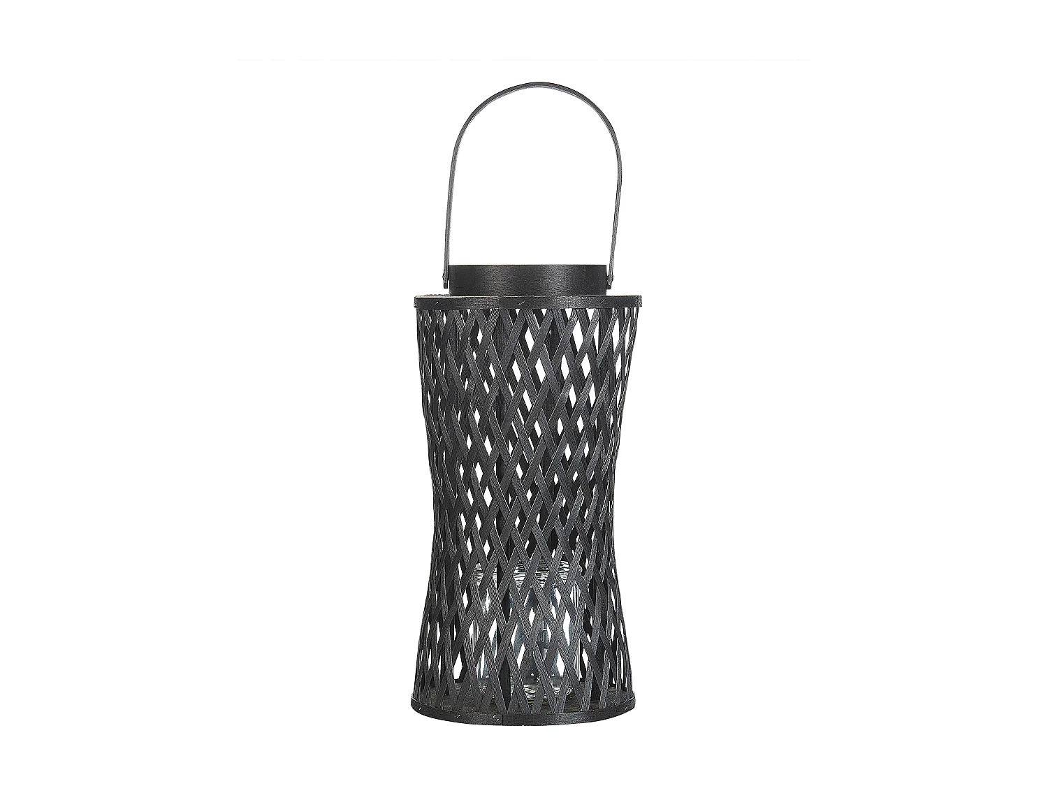 Lanterne MACTAN Bambou 38 cm Noir
