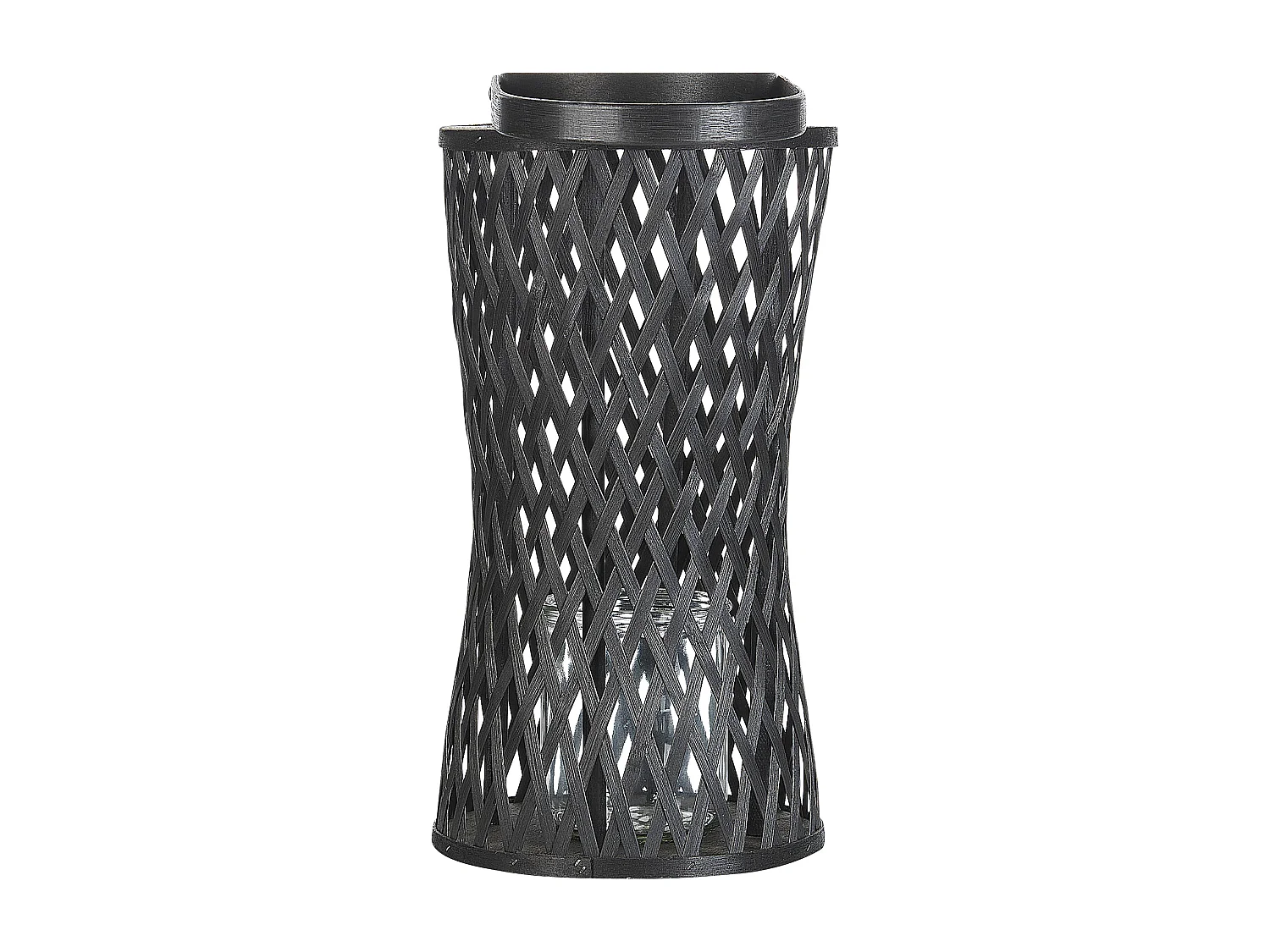 Lanterne MACTAN Bambou 38 cm Noir