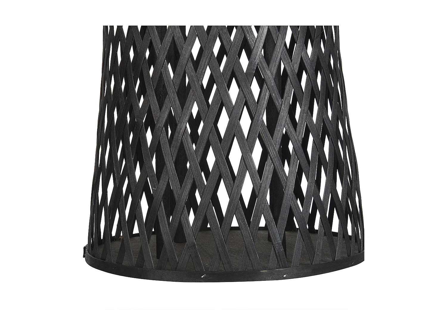 Linterna MACTAN Madera 58 cm Negro