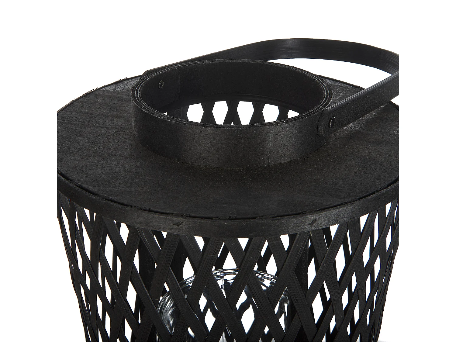 Lanterne MACTAN Bambou 58 cm Noir