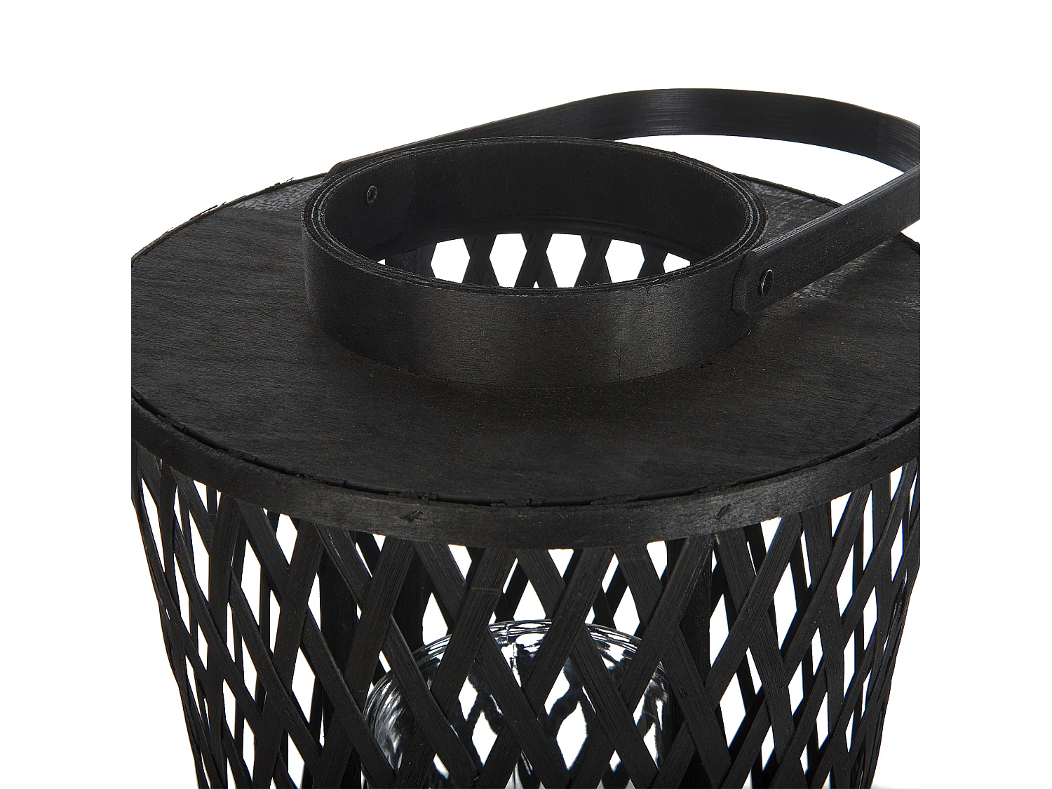 Lanterne de jardin Lanterne MACTAN Bambou 58 cm Noir