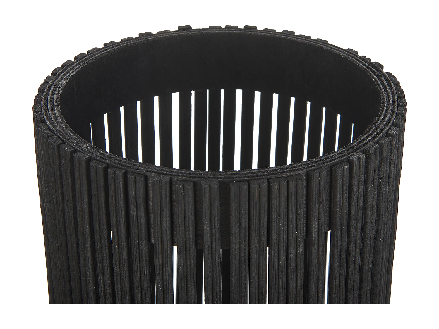 Lanterne de jardin Lanterne LEYTE Bambou 58 cm Noir