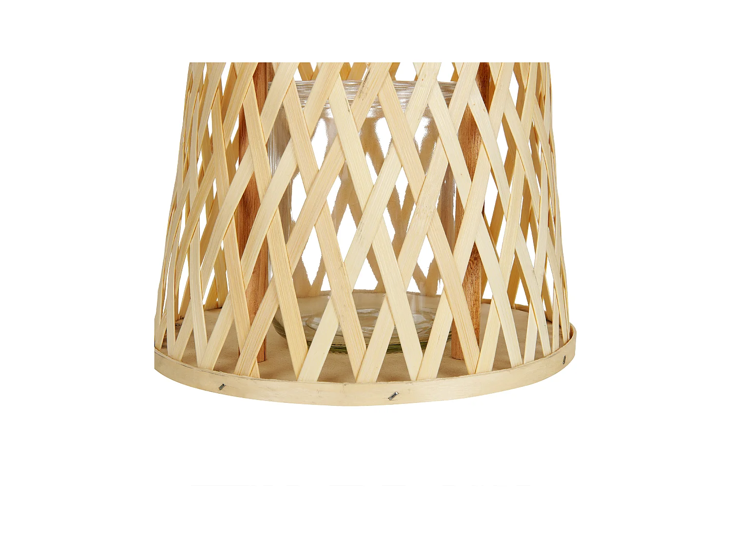 Lantaarn MACTAN Bamboehout 38 cm Natuurlijk
