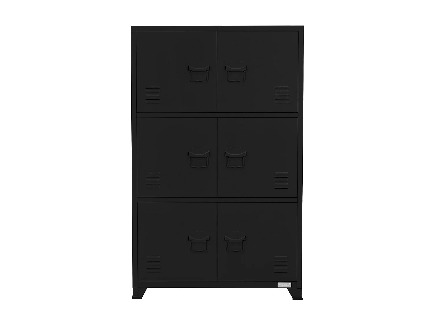 Armario de oficina Armario archivador Armario metálico Armario de acero con estantes 75x40x120 cm