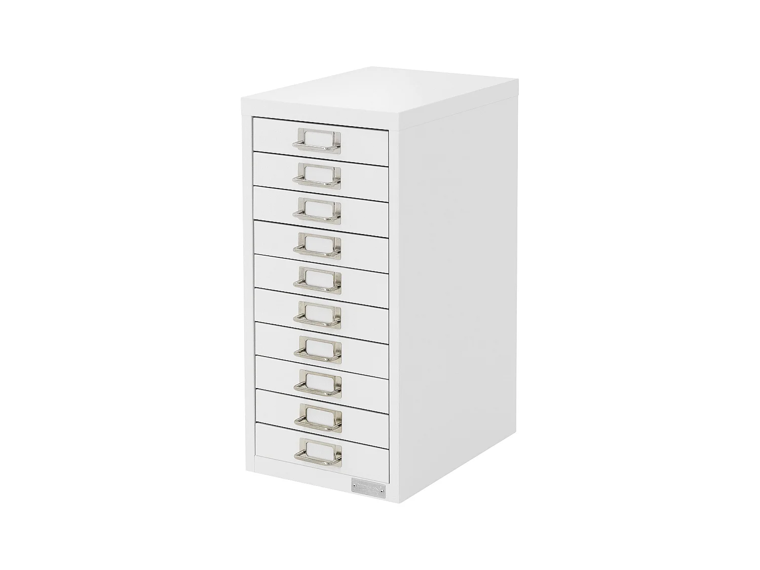 Armoire à dossiers métallique Armoire en acier Armoire de bureau avec 10 tiroirs blanc