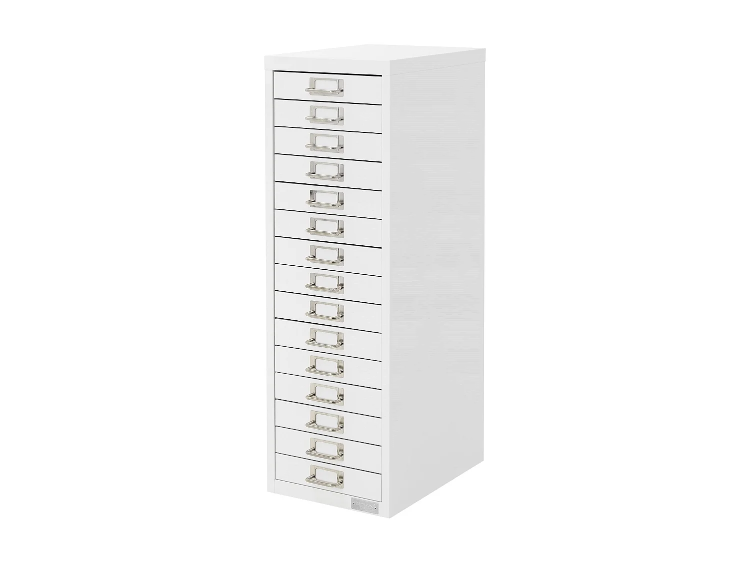 Armadio per archiviazione Armadio in metallo Armadio in acciaio Armadio per ufficio con 15 cassetti Bianco