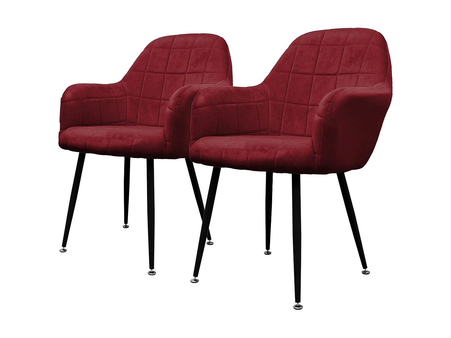 Sedie da sala da pranzo Sedia da sala da pranzo Sedie da soggiorno Set di 8 sedie Bordeaux Nero