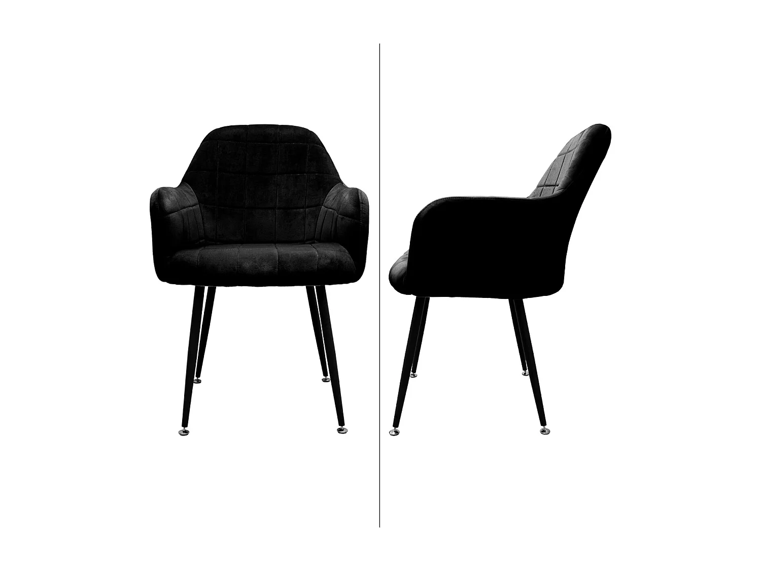 Chaises de salle à manger Chaise de salon Chaises Set de 8 Bordeaux Noir