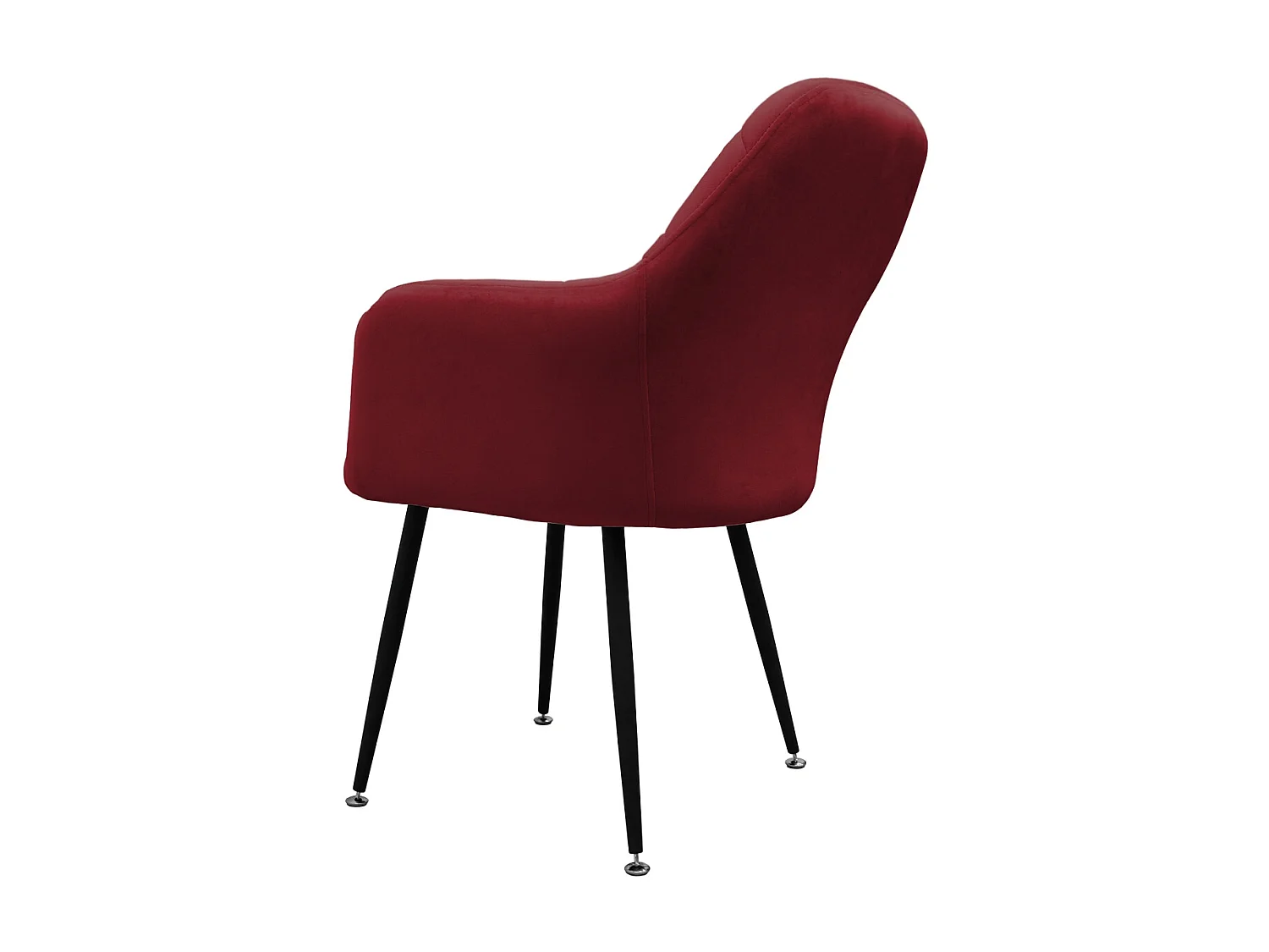 Chaises de salle à manger Chaise de salon Chaises Set de 8 Bordeaux Noir