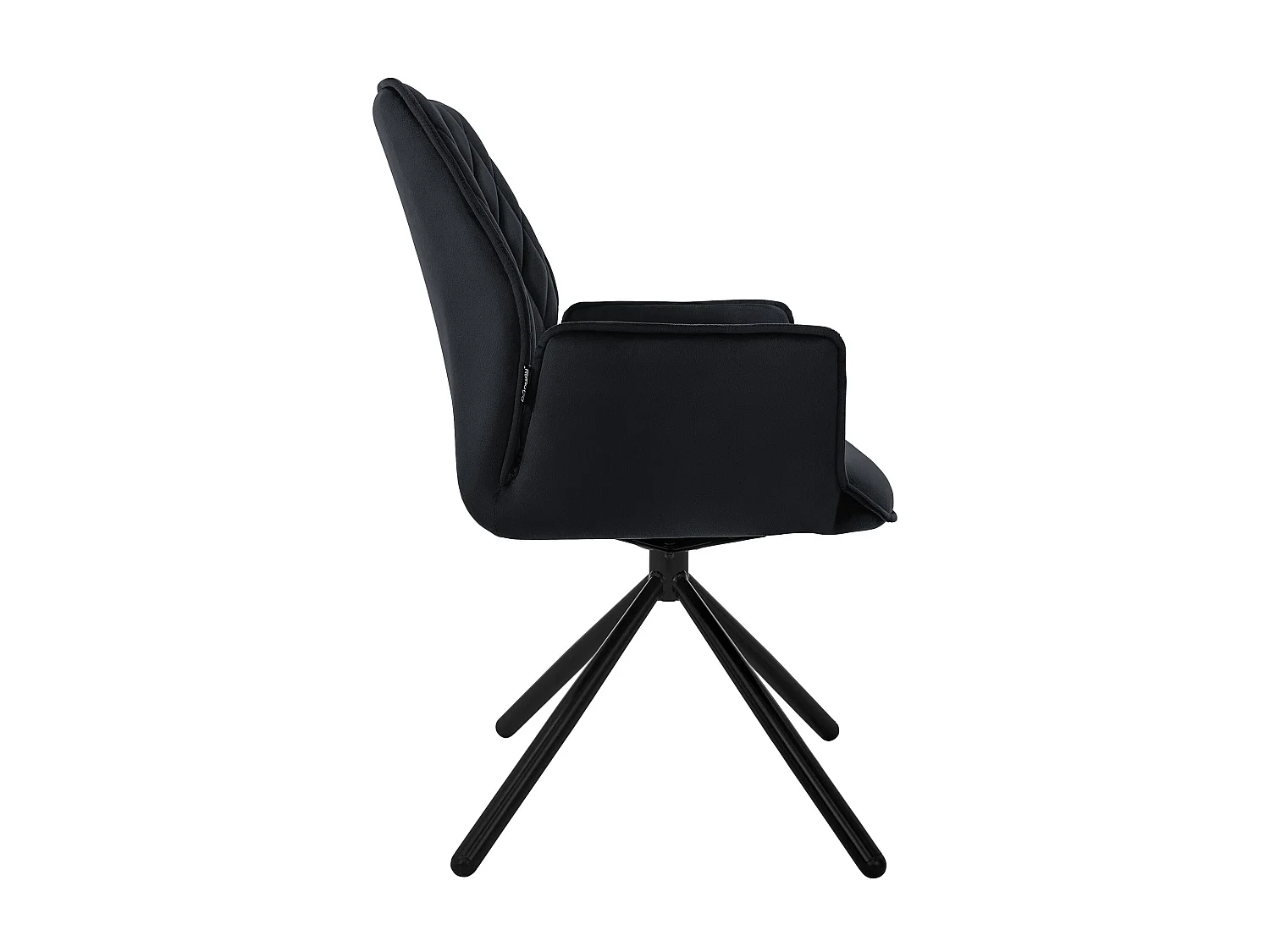 Lote de 4 sillas giratorias silla de comedor sillón sillón de terciopelo giratorio 180