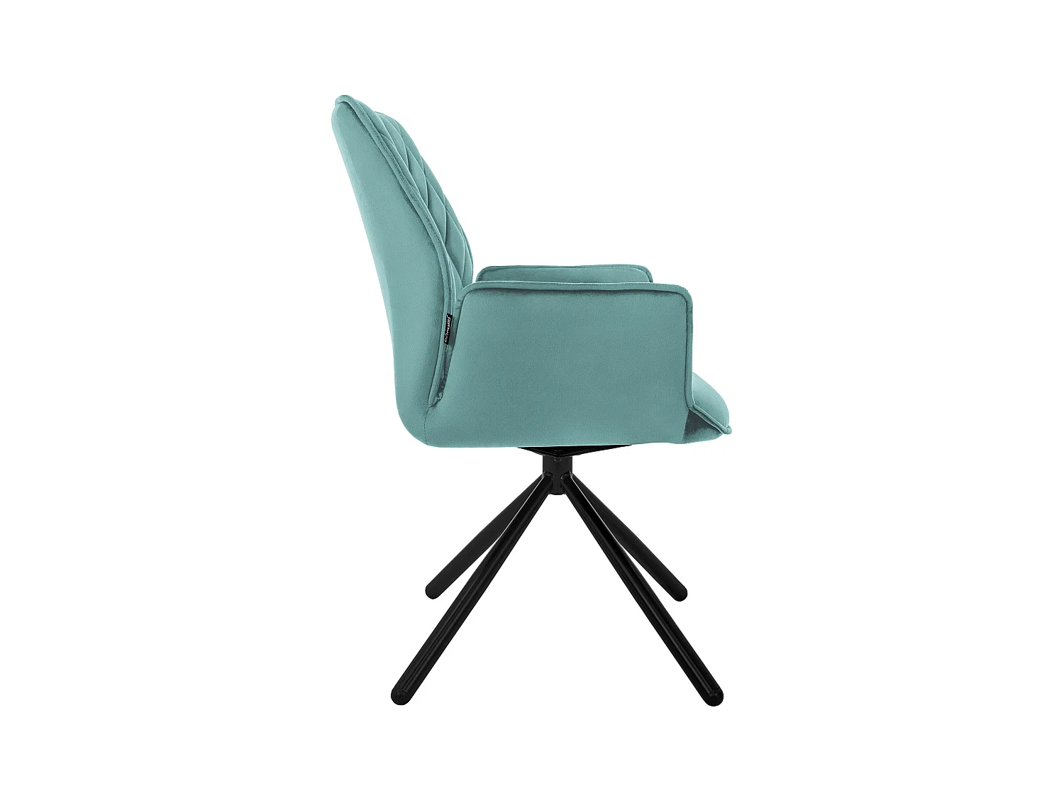 Lot de 6 chaises pivotantes Chaise de salle à manger Fauteuil pivotant 180° Velours Chaise de salon