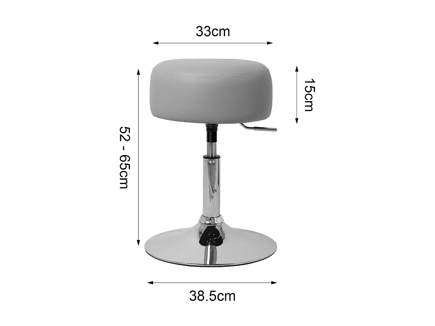 Tocador LED Tocador Cosmetico Tocador Espejo con Taburete Gris Claro