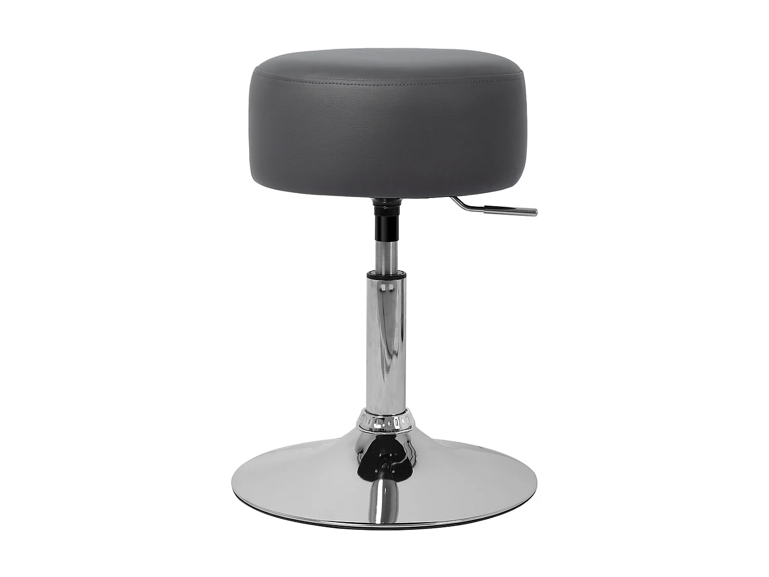 Coiffeuse LED Coiffeuse Commode Miroir Tabouret Gris foncé