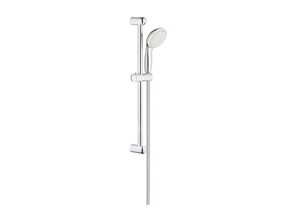 Ensemble de douche 2 jets Tempesta 100 27598001 - Barre de douche 60 cm - Anti-calcaire - Chrome