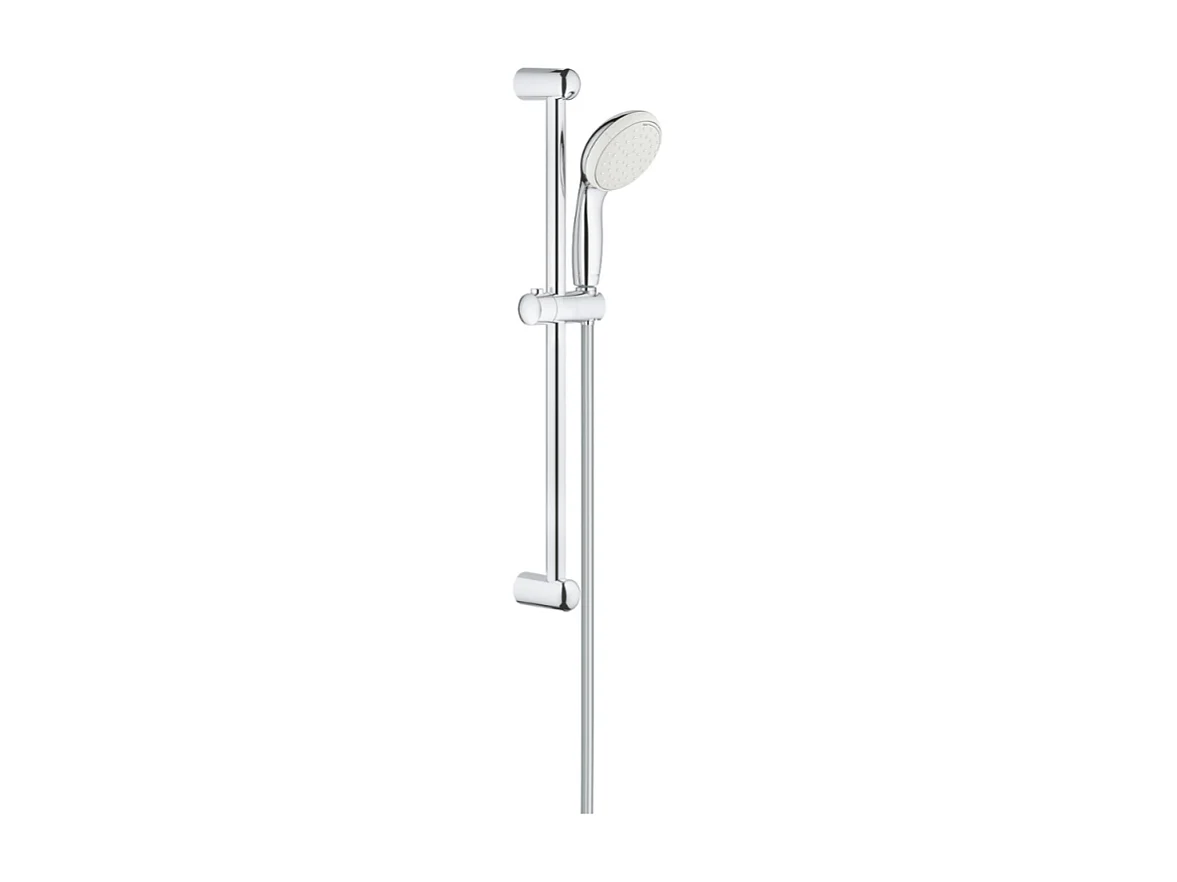 Ensemble de douche 2 jets Tempesta 100 27598001 - Barre de douche 60 cm - Anti-calcaire - Chrome