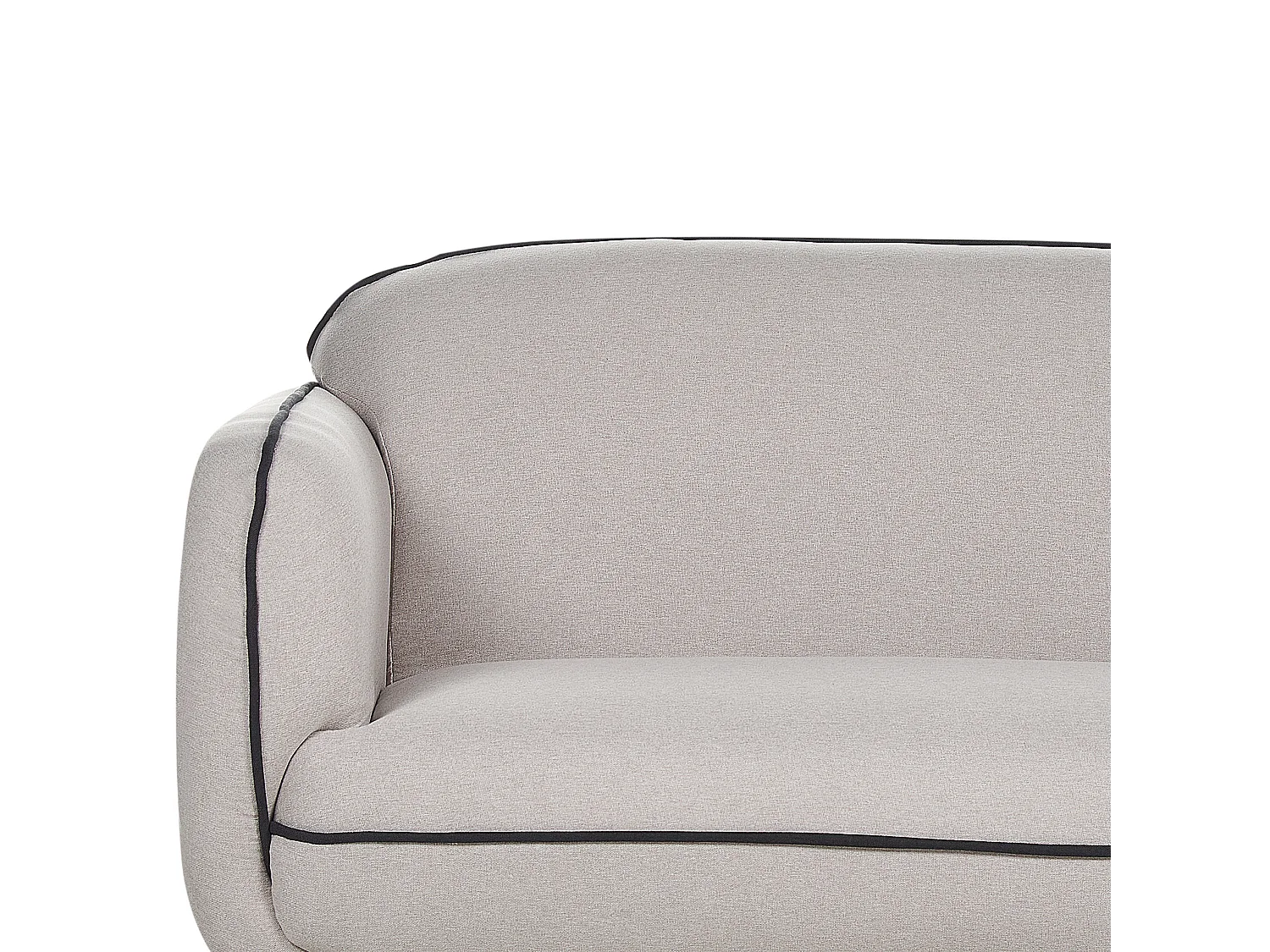 Sofá TONSBERG Tela Gris claro 3 plazas