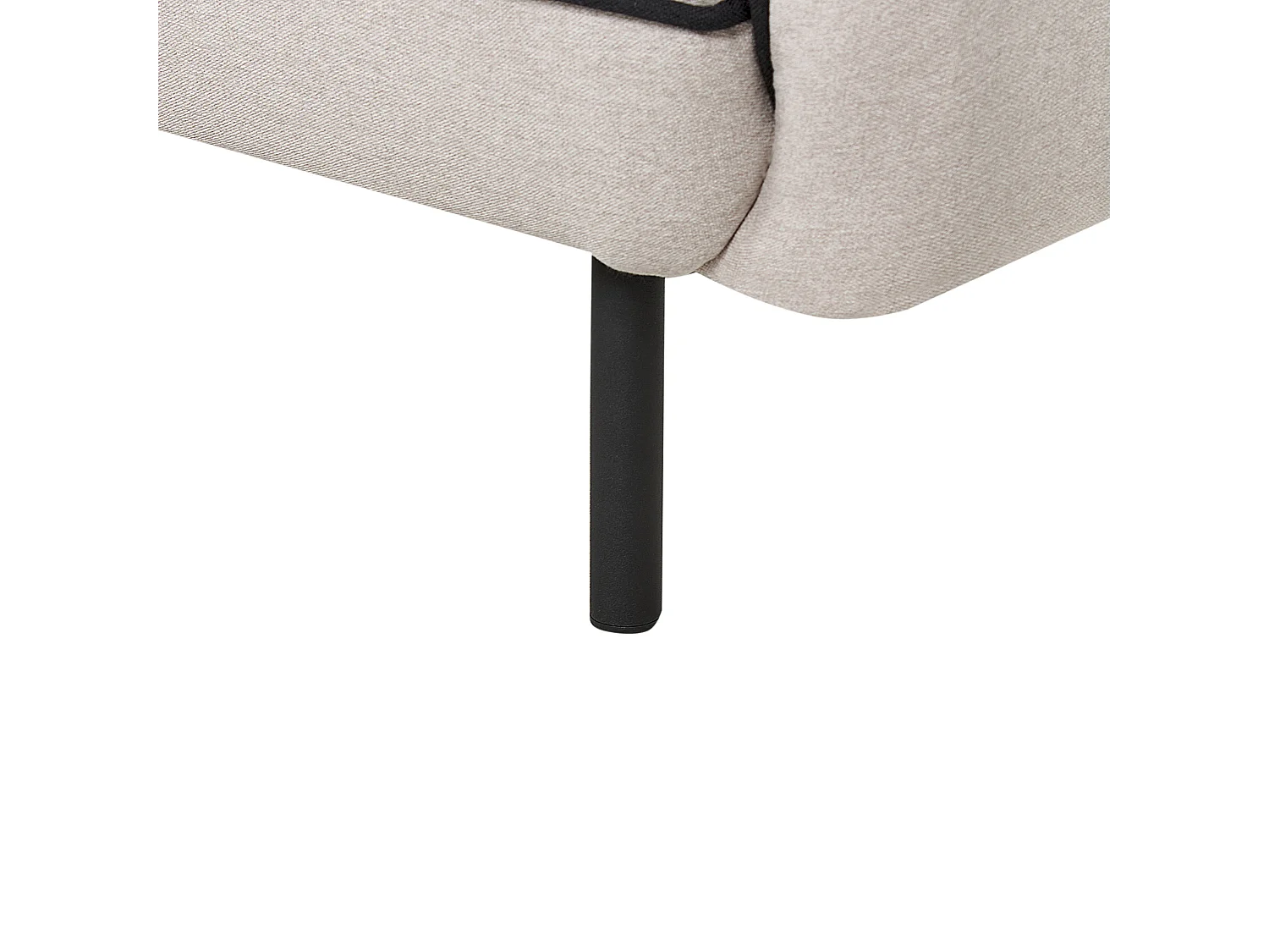 Sofá TONSBERG Tela Gris claro 3 plazas