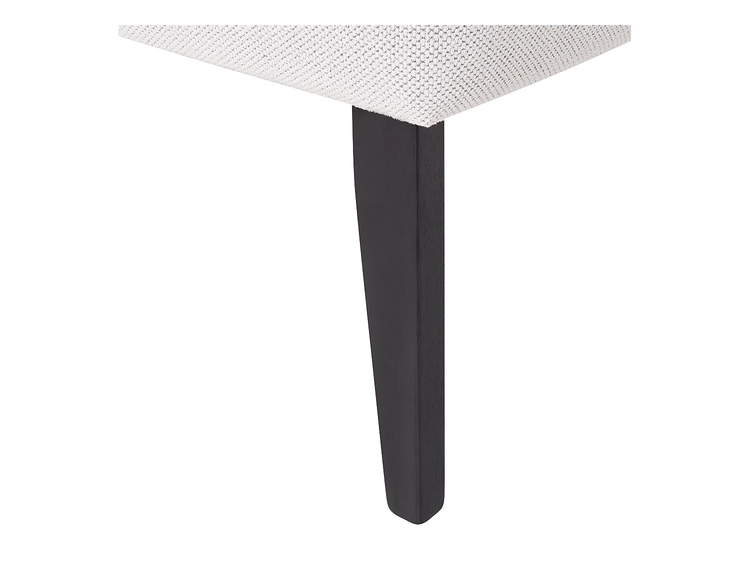 Rechtszijdige chaise longue BIARRITZ Stof Wit