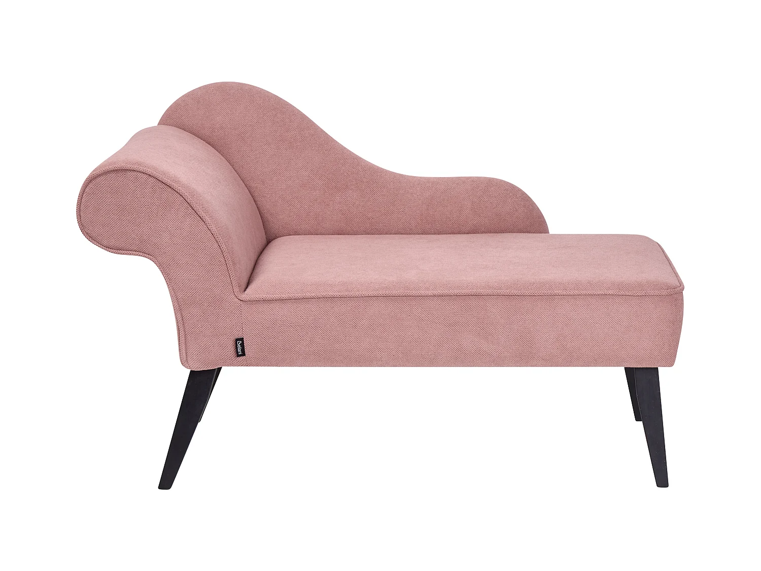 Linksseitige Chaiselounge BIARRITZ Stoff Rosa